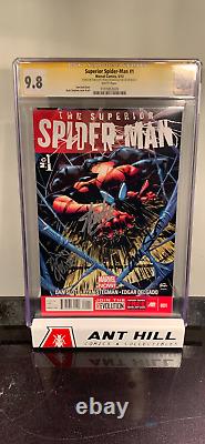 Spider-Man Supérieur #1 CGC SS 9.8 Stan Lee Dan Slott Ryan Stegman