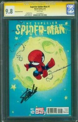 Spider Man Superior 1 Cgc Ss 9.8 Stan Lee Auto Exclusive Jeune Variant Cover