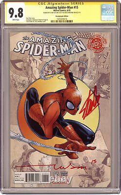 Spider-Man étonnant #15 Medina Decomixado CGC 9.8 SS Stan Lee/Paco Medina 2015