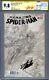 Spider-man étonnant #1 1200 Ross Sketch Variant Signé Par Stan Lee Ss Cgc 9.8