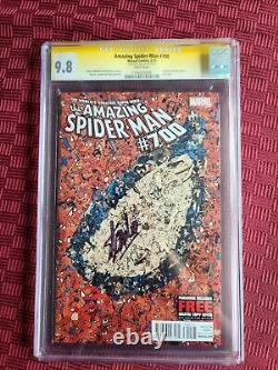 Spider-Man étonnant #700 CGC 9.8 signé par Stan Lee