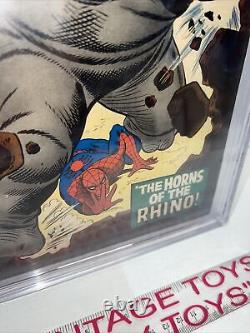 Spider-Man étonnant n°41 (1966) CGC 7.0 1ère apparition de Rhino. Stan Lee et John Romita