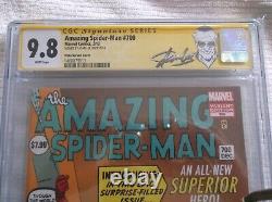 Spider-Man étonnant n°700 Variante Ditko CGC 9.8, signée par Stan Lee