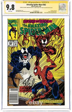 Spider-Man extraordinaire #362 KIOSQUE CGC 9.8 3x Signé STAN LEE, BAGLEY, Emberlin