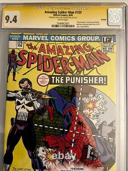 Spider-Man incroyable #129 CGC 9.4 SIGNÉ STAN LEE THOMAS JANE Lions Gate Réimpression