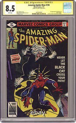 Spider-Man incroyable 194D Variante directe CGC 8.5 SS Stan Lee 1979 3952043002