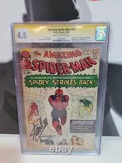 Spider-Man incroyable #19 CGC Signature Series 4.5 signé par Stan Lee