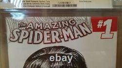 Spider-Man incroyable #1 Cgc 9.8 Ss Stan Lee signature & croquis Neal Adams Mary Jane 59