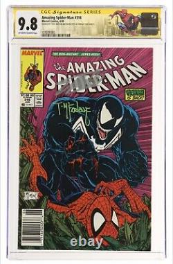 Spider-Man incroyable #316 CGC SS 9.8 Signature KIOSQUE STAN LEE, TODD MCFARLANE