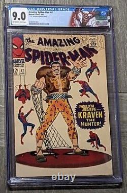 Spider-Man incroyable 47 CGC 9.0 Marvel Comics 1967 John Romita Stan Lee VF/NM