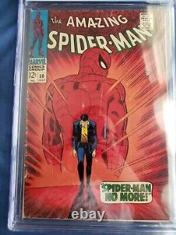 Spider-Man incroyable 50 CGC 3.0 Première apparition de Kingpin ÉTIQUETTE PERSONNALISÉE ! Comic Marvel