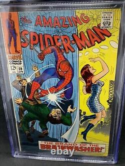 Spider-Man incroyable 59 CGC 9.2 PAGES BLANCHES 1968 1ère couverture de Mary Jane Stan Lee