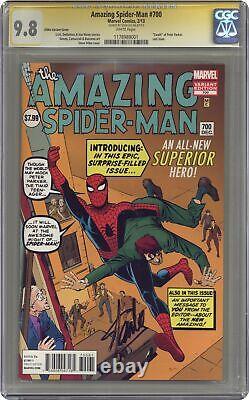 Spider-Man incroyable #700G Ditko 1200 Variant CGC 9.8 SS Stan Lee 2013