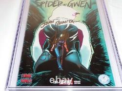 Spider-gwen #1 Cgc Ss 3x Signature Autograph Stan Lee Recalled Variante Cover 9.8