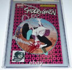 Spider-gwen #1 Cgc Ss Double Signature Autograph Stan Lee Mcfarlane Phantom Var
