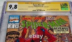 Spider-man #18 Cgc Ss Dual Signature Autographe Stan Lee Ghost Rider Sinister Six