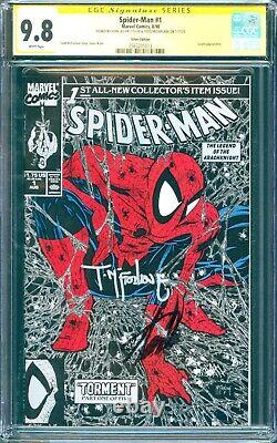 Spider-man #1 (1990) Cgc 9.8 - Édition D'argent Signée Stan Lee & Mcfarlane (ss)