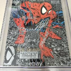 Spider-man #1 Argent Cgc 9.6 6x Signé Stan Lee Mcfarlane Salicrup Marvel 1990