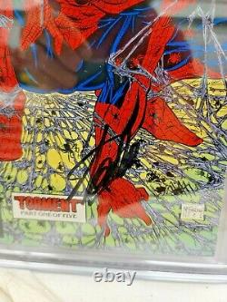 Spider-man #1 Cgc 9.6 Wp Ss Signé Par Stan Lee Todd Mcfarlane Art! Sm 1 Homage