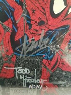 Spider-man #1 Cgc 9.8 Ss Silver 1990 Signé 2x Stan Lee & Todd Mcfarlane 2011