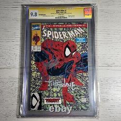 Spider-man #1 Cgc Ss 9.8 Signé Todd Mcfarlane & Stan Lee! 1990 Poly-bagd