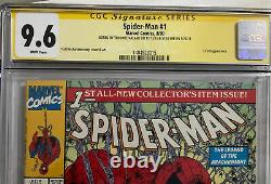 Spider-man #1 Torment Cgc Ss 9.6 Stan Lee Et Todd Mcfarlane Signé