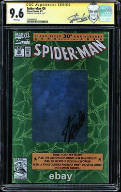 Spider-man #26 Cgc 9.6 White Ss Stan Lee Signé Cgc #1508498022