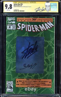 Spider-man #26 Cgc 9,8 White Ss 2x Stan Lee & Mark Bagley Cgc #1189925018