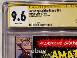 Spider-man 361 Cgc 9.6 Signé Stan Lee 1ère Apparence Complète Carnage Cletus Kasady