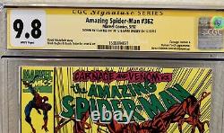 Spider-man #362 Cgc 9.8 Ss Stan Lee & Bagley 1st Carnage Venom Cover Newsstand