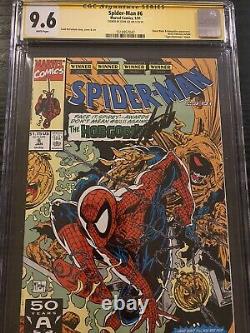 Spider-man #6 Cgc 9.6 Ss Signé Stan Lee Todd Mcfarlane Histoire, Couverture Et Art