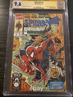 Spider-man #6 Cgc 9.6 Ss Signé Stan Lee Todd Mcfarlane Histoire, Couverture Et Art
