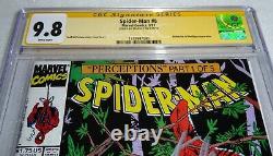Spider-man #8 Cgc Ss 9.8 Signature Autographe Stan Lee Wolverine & Wendigo Battle