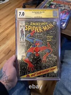 Spider-man Cgc 6.0 101 Signé Par Stan Lee/roy Thomas, 7,0 #100 Signé Par Stan