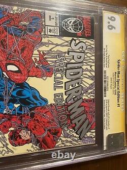 Spider-man Édition Spéciale #1 12/92 Cgc 9,6 Ss Stan Lee! Rare Livre Promotionnel Unicef