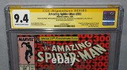 Spider-man N° 300 Signé X4 Stan Lee, Mcfarlane, 1er Venom Cgc 9,4 Nm 1988