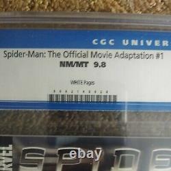 Spider-man The Official Film Adaptation #1 2002 Marvel Comics Stan Lee Cgc 9.8