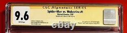 Spider-man Vs Wolverine #1? Cgc 9.6? (marvel Comics, 2/87)? M. Stan Lee
