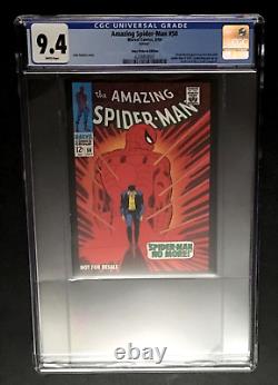 Spider-man étonnant #50 Édition Sony Pictures 9.4 Cgc Notée Kingpin Stan Lee Marvel
