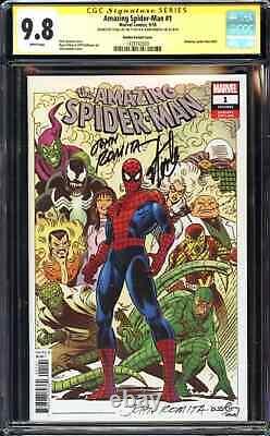 Spider-man étonnant n°1 signé par Stan Lee & John Romita Sr, variante 1100 Cgc Ss 9.8