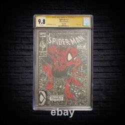 Spider-man incroyable #1 CGC 9.8 SS signé Stan Lee édition argentée Mcfarlane 300