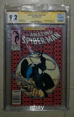 Spiderman 300 Cgc Incroyable 9.2 Stan Lee Signature Series Venom 1ère Apparition