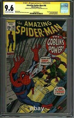 Spiderman #98 Cgc 9.6 Ss Stan Lee Romita Drug Goblin (1961028021)