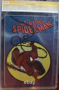 Spiderman Chrome Marvel Classiques De Collection # 1 Cgc 9.8 Ss Stan-lee Mcfarlane