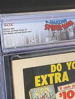 Spiderman étonnant #100 CGC 8.0, histoire de Stan Lee, art de couverture de Romita (étiquette personnalisée)