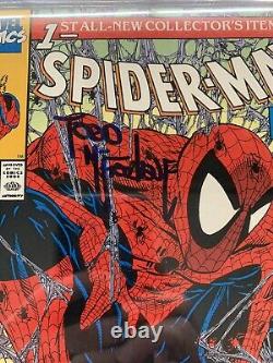 Stan Lee Signé Spiderman Marvel Comic Book #1 Torment Series Cgc 9,6 Classé