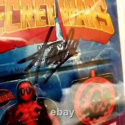 Stan Lee Signed Deadpool Secret Wars #1 9,8 Cgc Action Figure Variant Spider-man