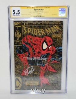 Stan Lee, Todd Mcfarlane Signé Autographié Spider-man Torment Cgc Gold Variant