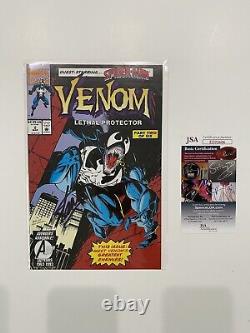 Stan Lee a signé le comic book JSA Venom Lethal Protector #2 Spider-Man 1993 CGC PSA