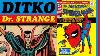 Steve Ditko Spider Homme Et Le Monde Merveilleux De Docteur Étrange